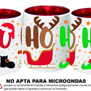 TAZA BLANCA CON FONDO EN ESPEJO (No apto para Microondas)