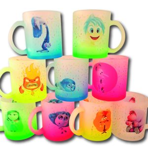 TAZA DE VIDRIO SATINADO